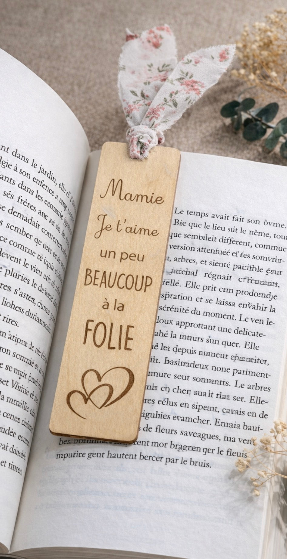 Marque page ruban