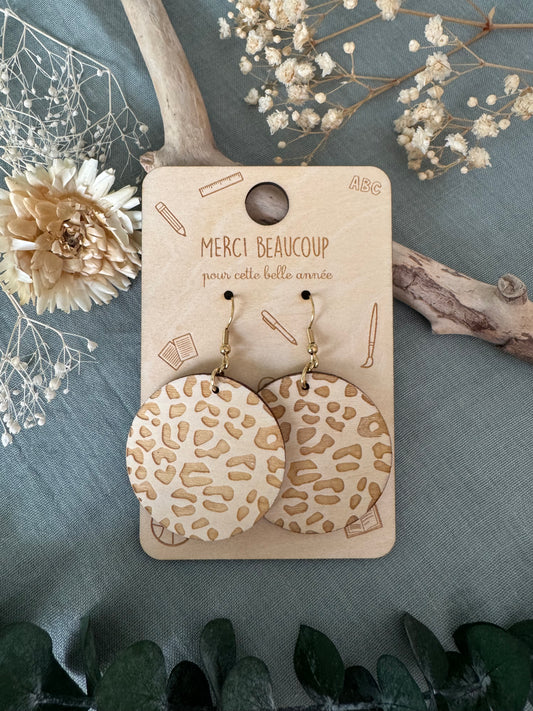 Boucle d’oreille MERCI