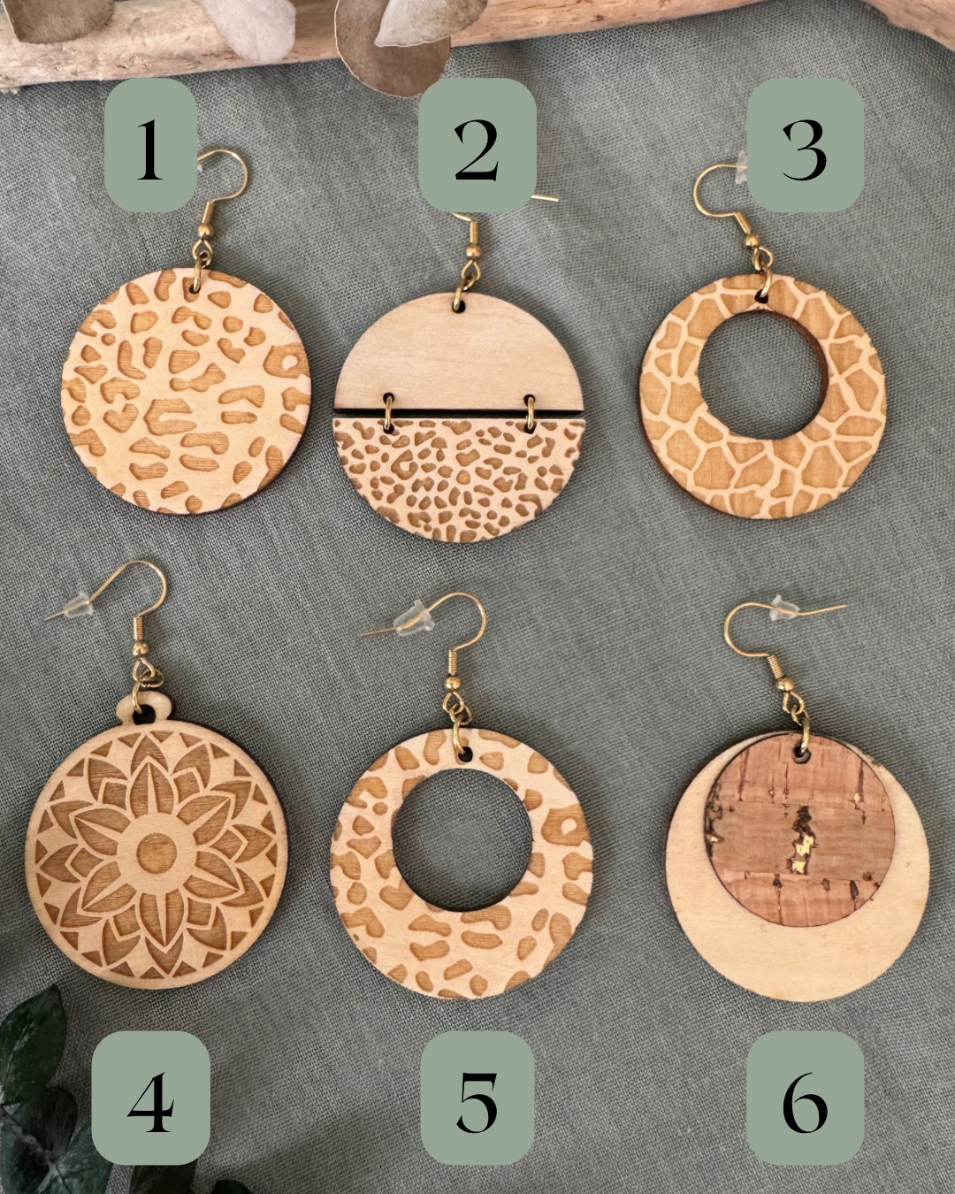 Boucle d’oreille MERCI