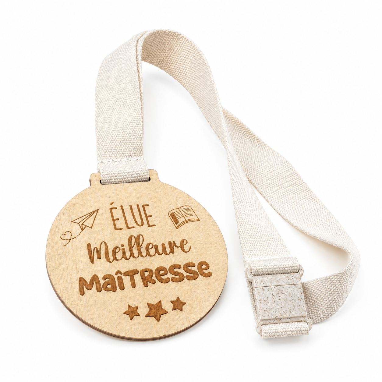 Médaille en bois