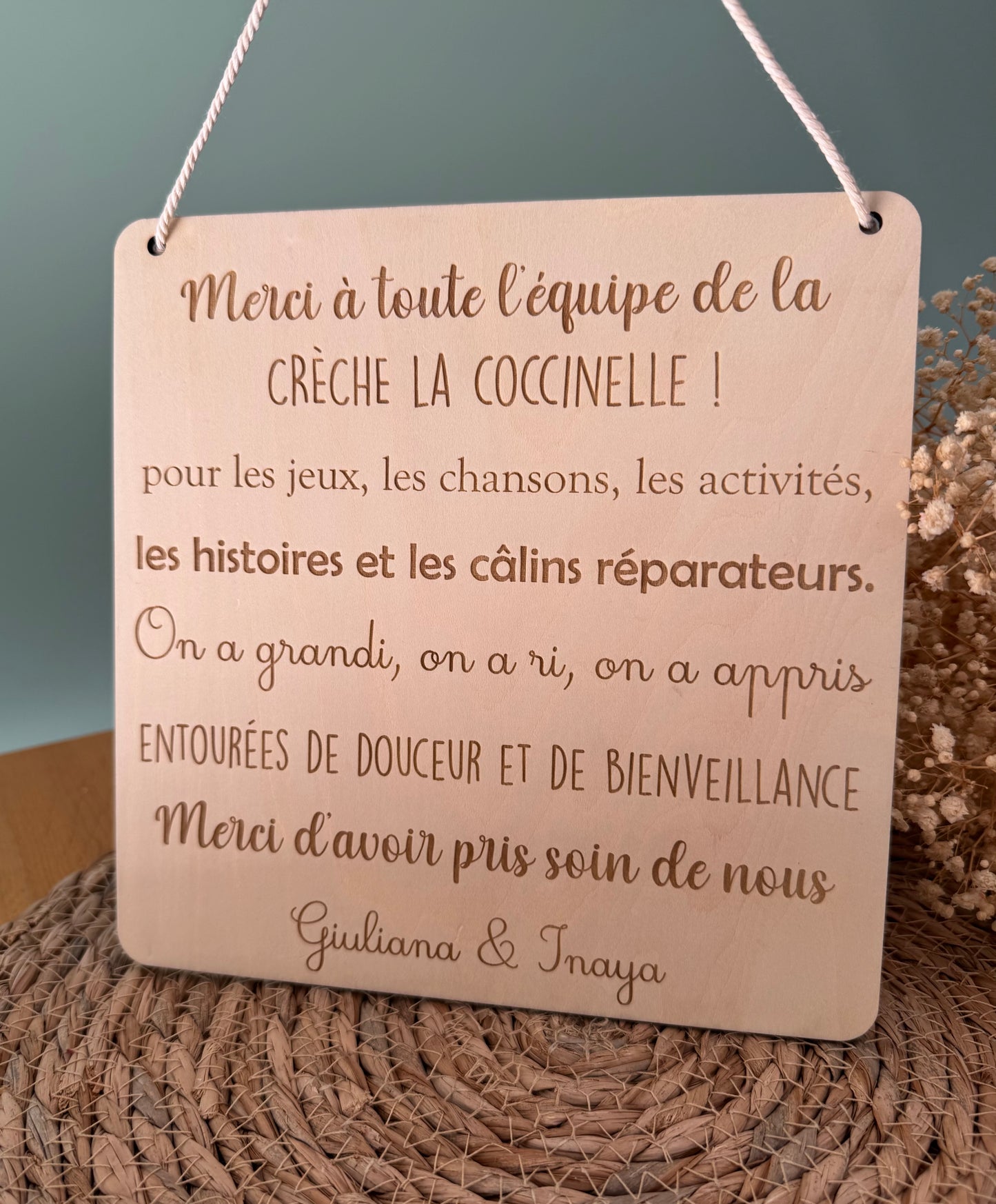 Suspension « Merci »