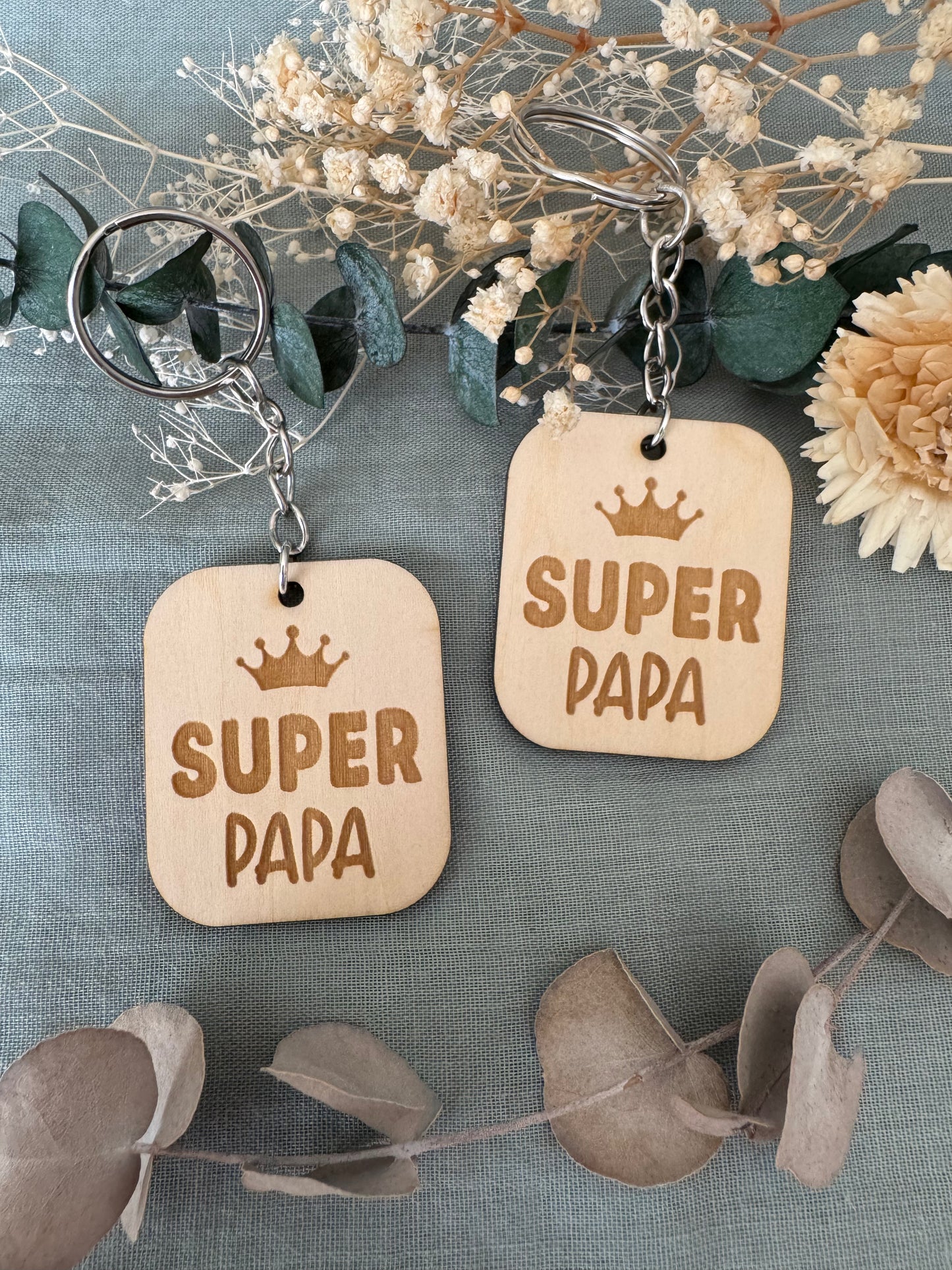 Porte clés SUPER PAPA