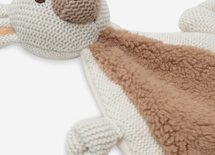 Doudou plat attache sucette girafe - JOLLEIN