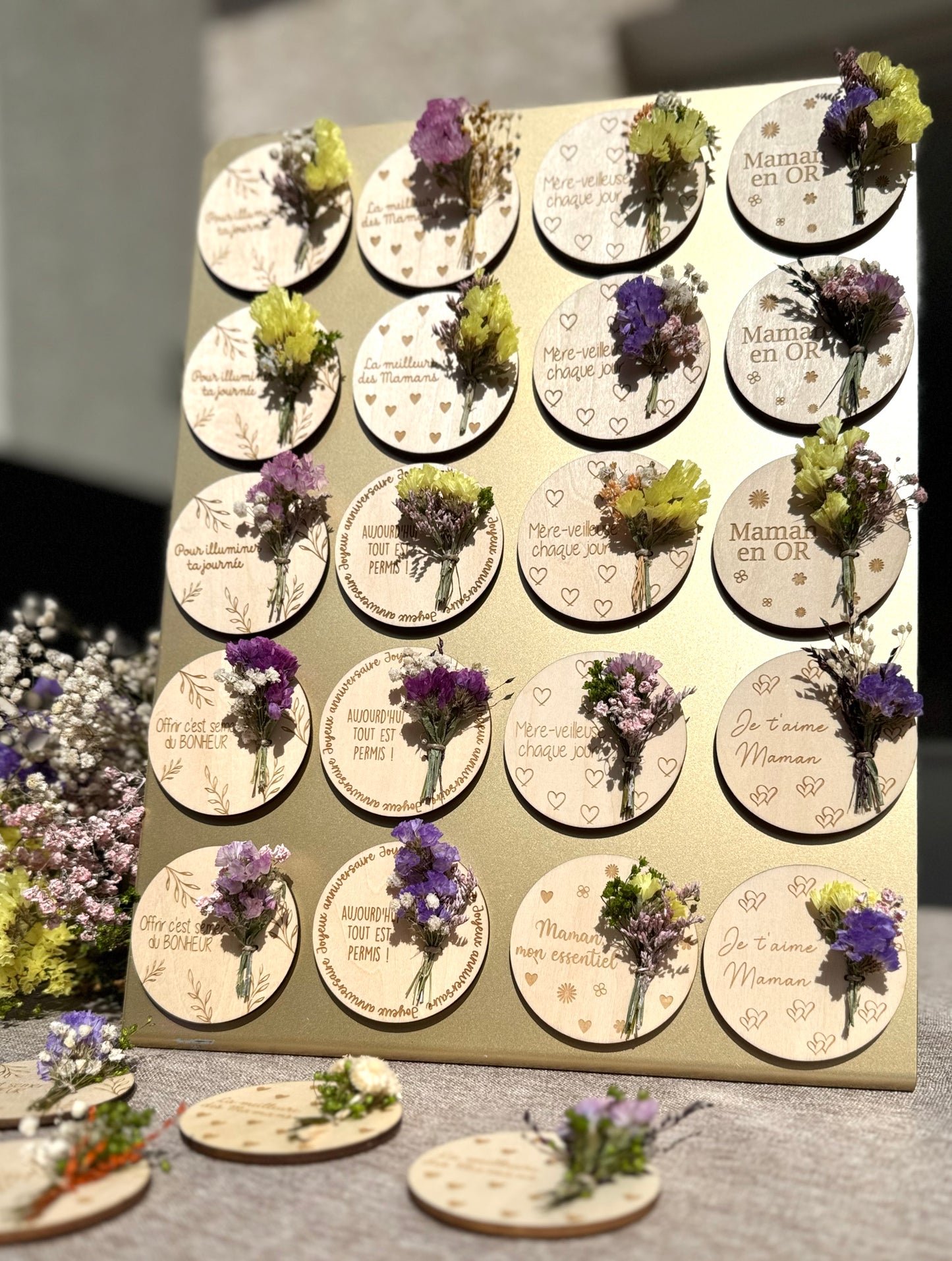 Magnets fleuris