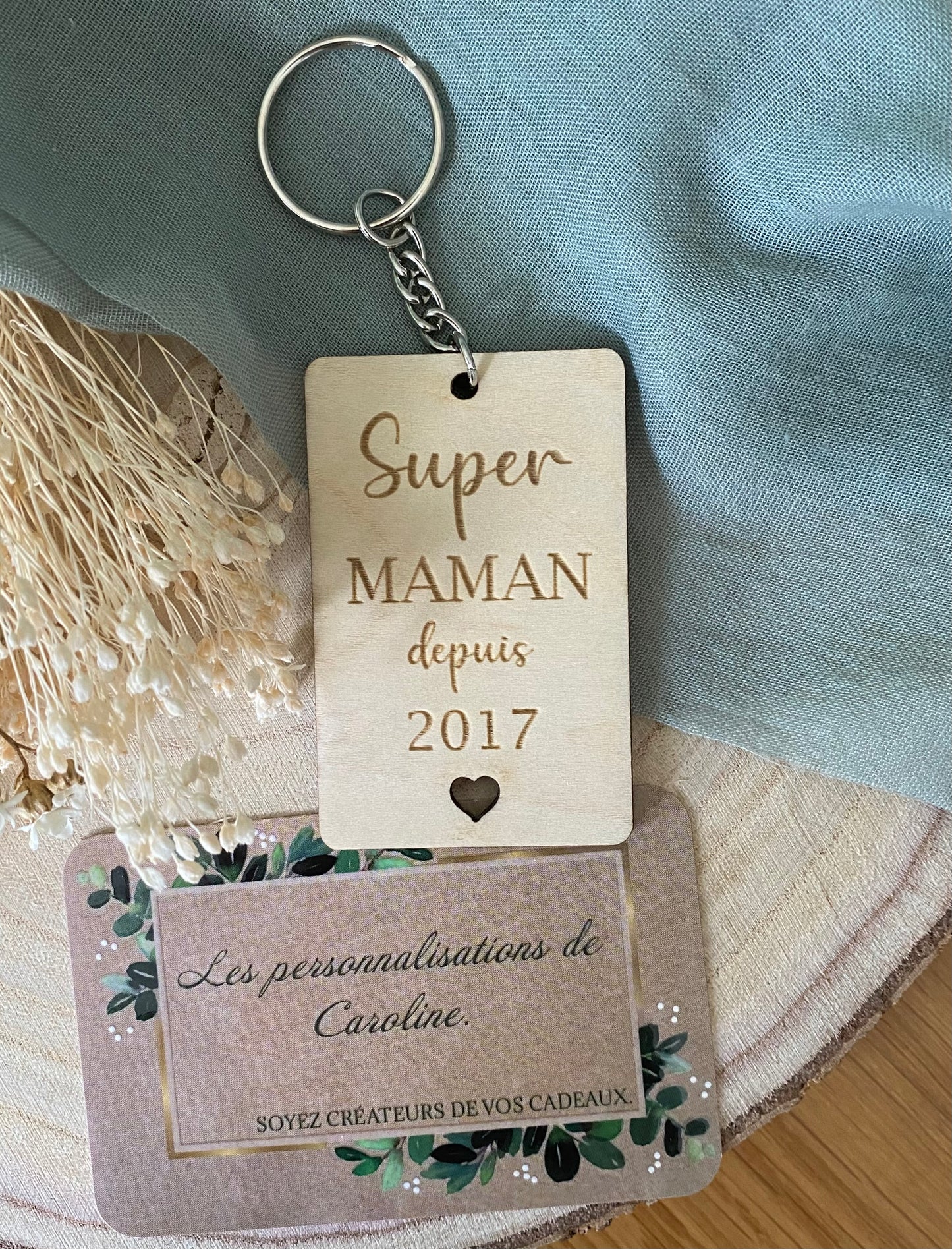 Porte clef Super maman depuis...