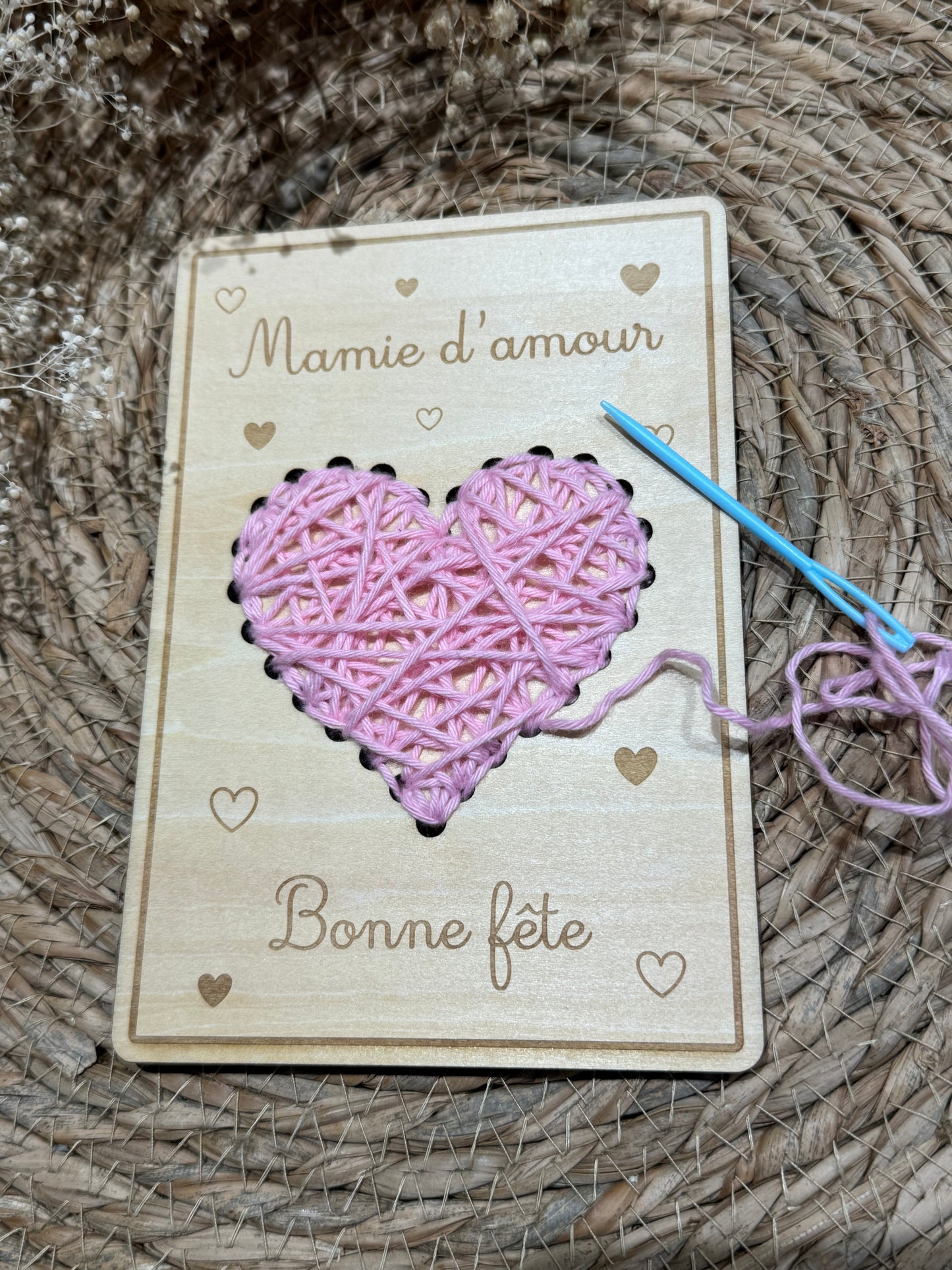 Kit créatif « Mamie d’amour » – Cadeau Fête des Grands-Mères