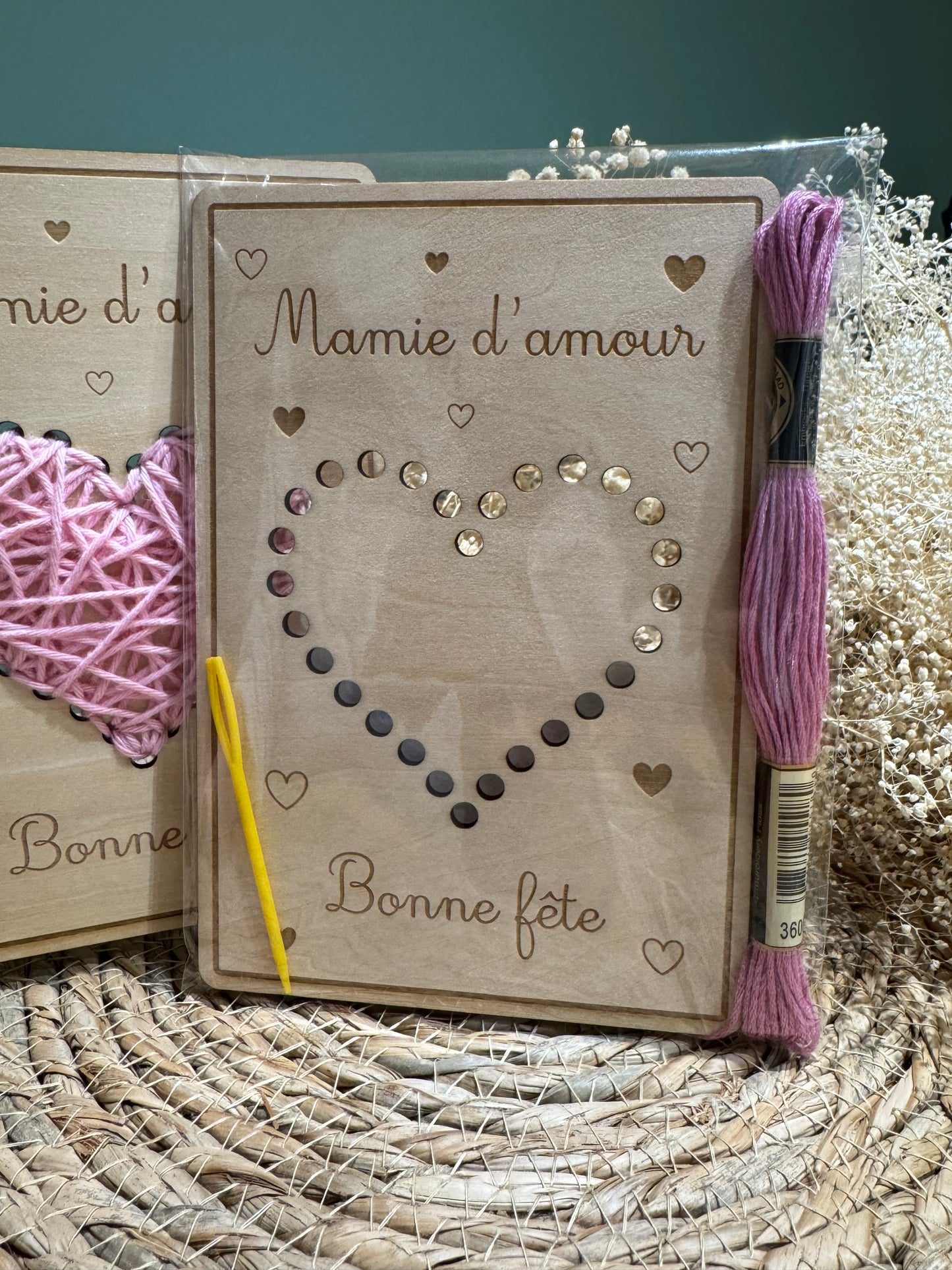 Kit créatif « Mamie d’amour » – Cadeau Fête des Grands-Mères
