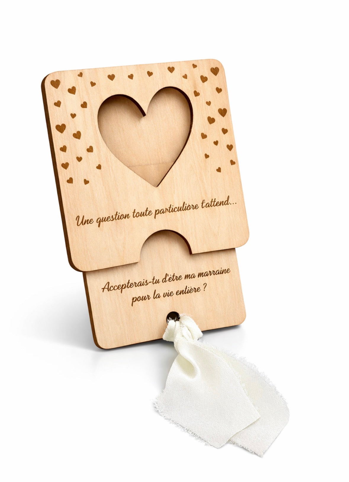 Carte à tirer - Pour demande unique et pleine d'émotion