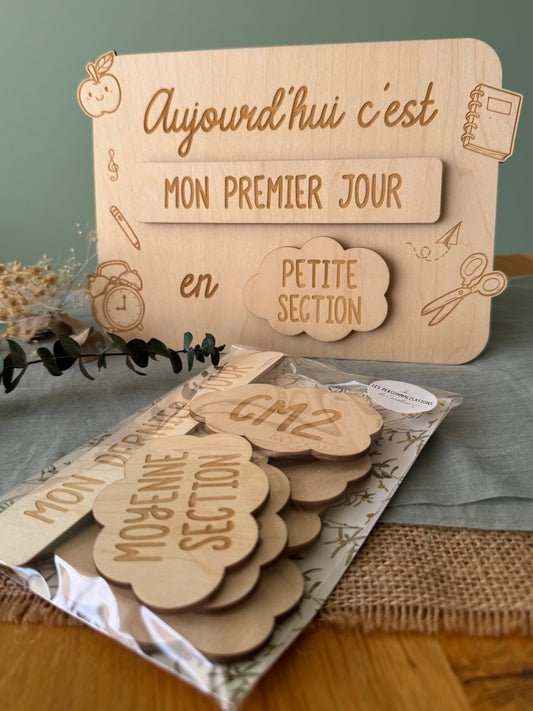 Pancarte rentrée scolaire