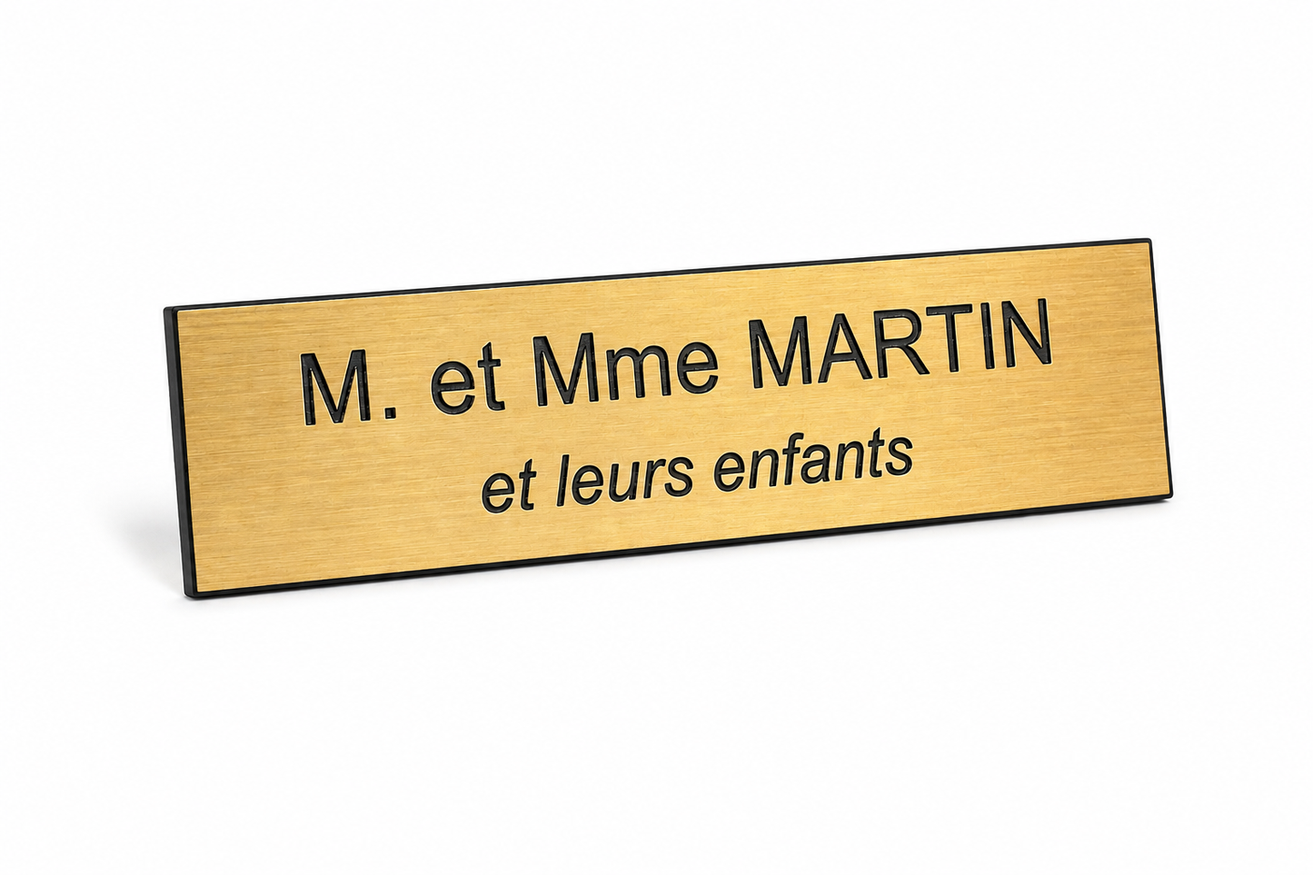 Plaque boîte aux lettres