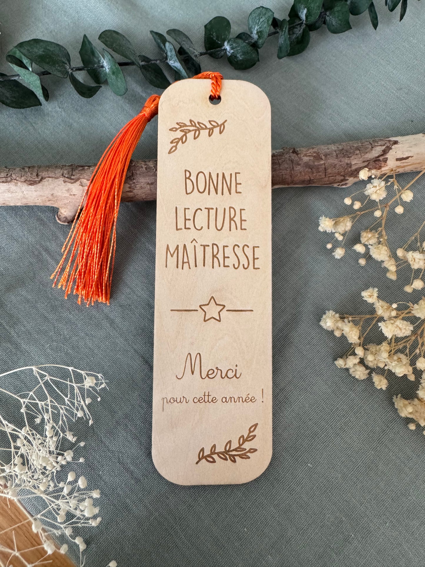 Marque page fin d'année