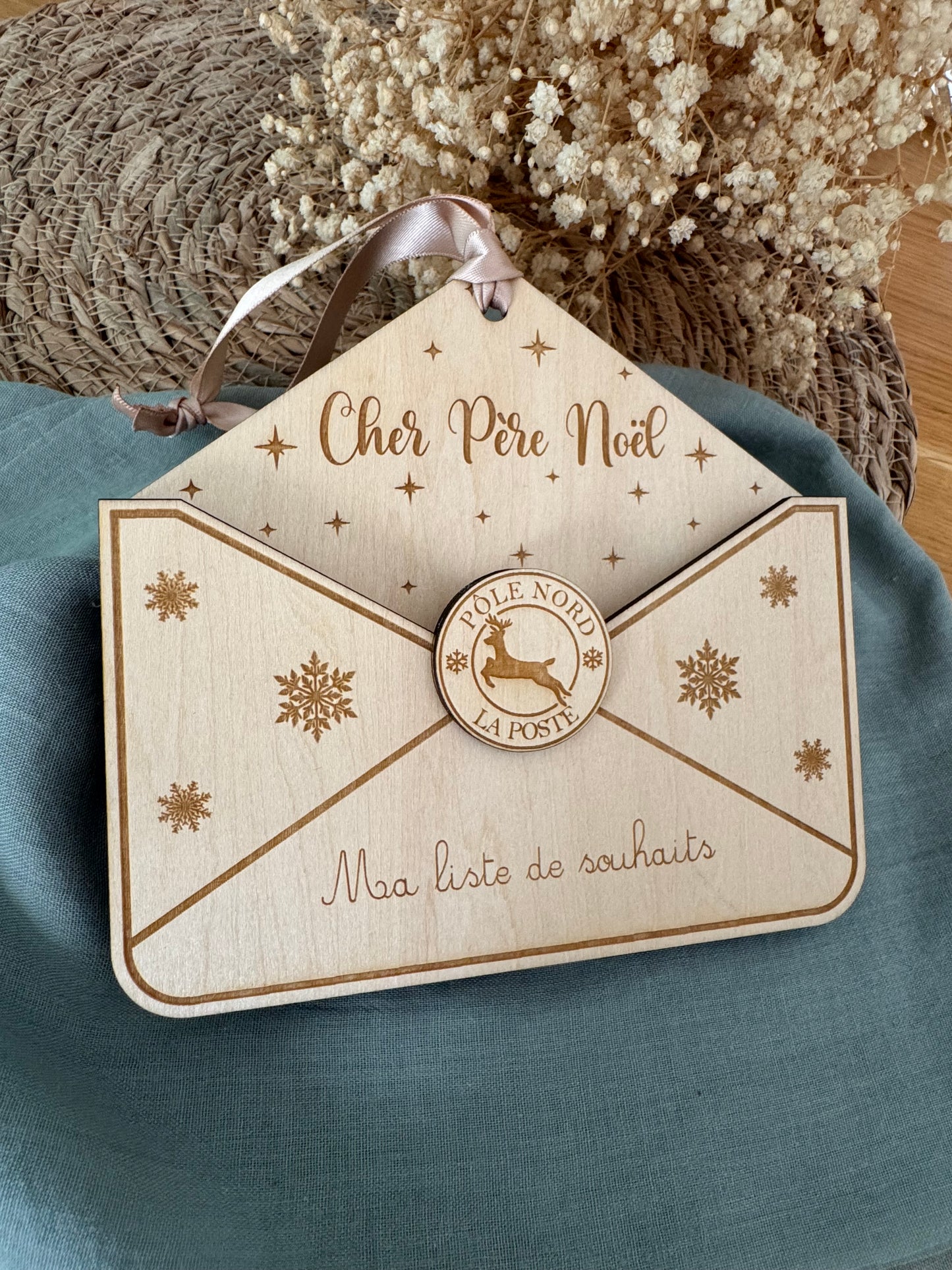 Enveloppe liste père Noël
