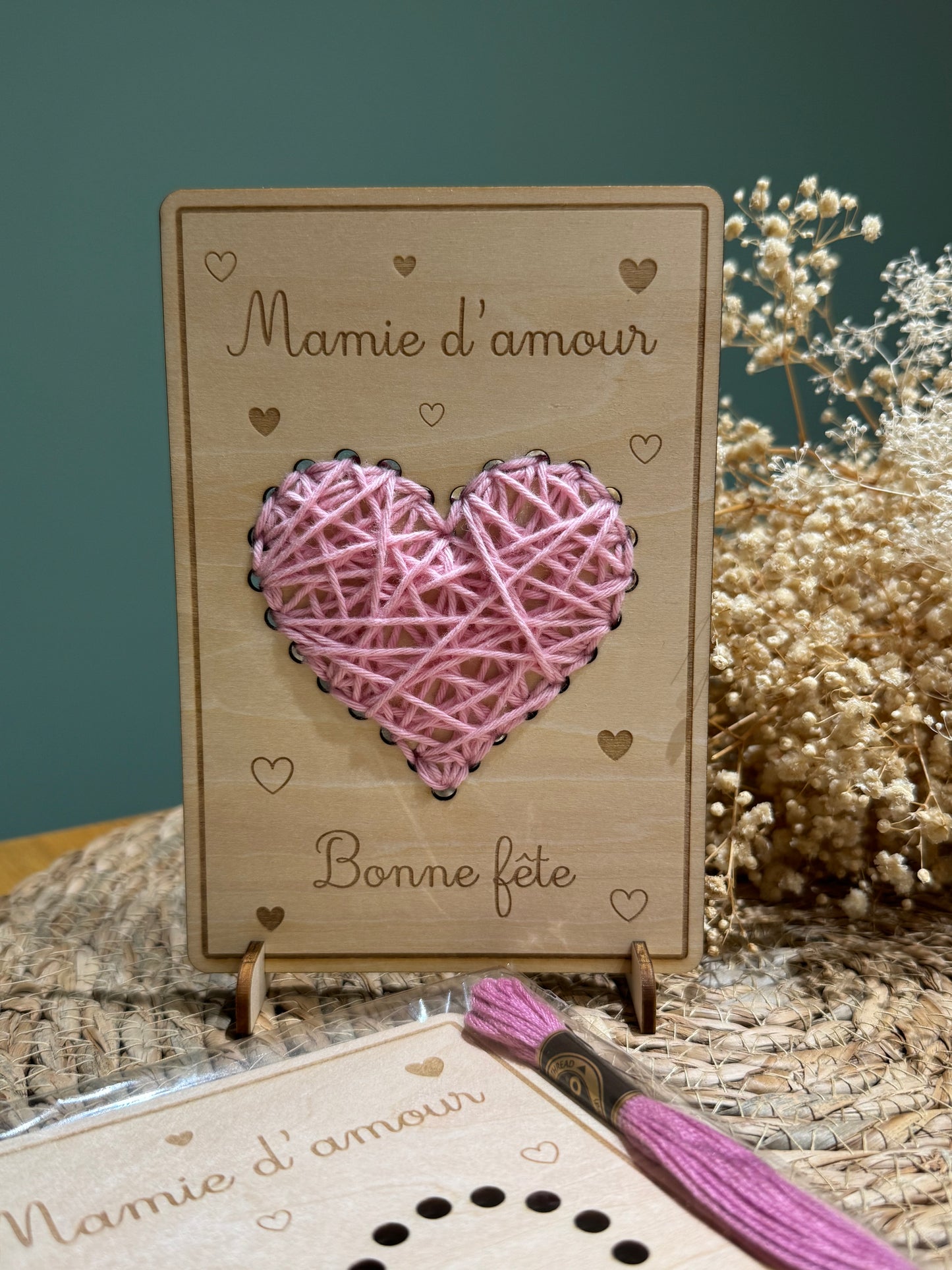 Kit créatif « Mamie d’amour » – Cadeau Fête des Grands-Mères