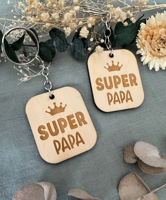 Porte clés SUPER PAPA