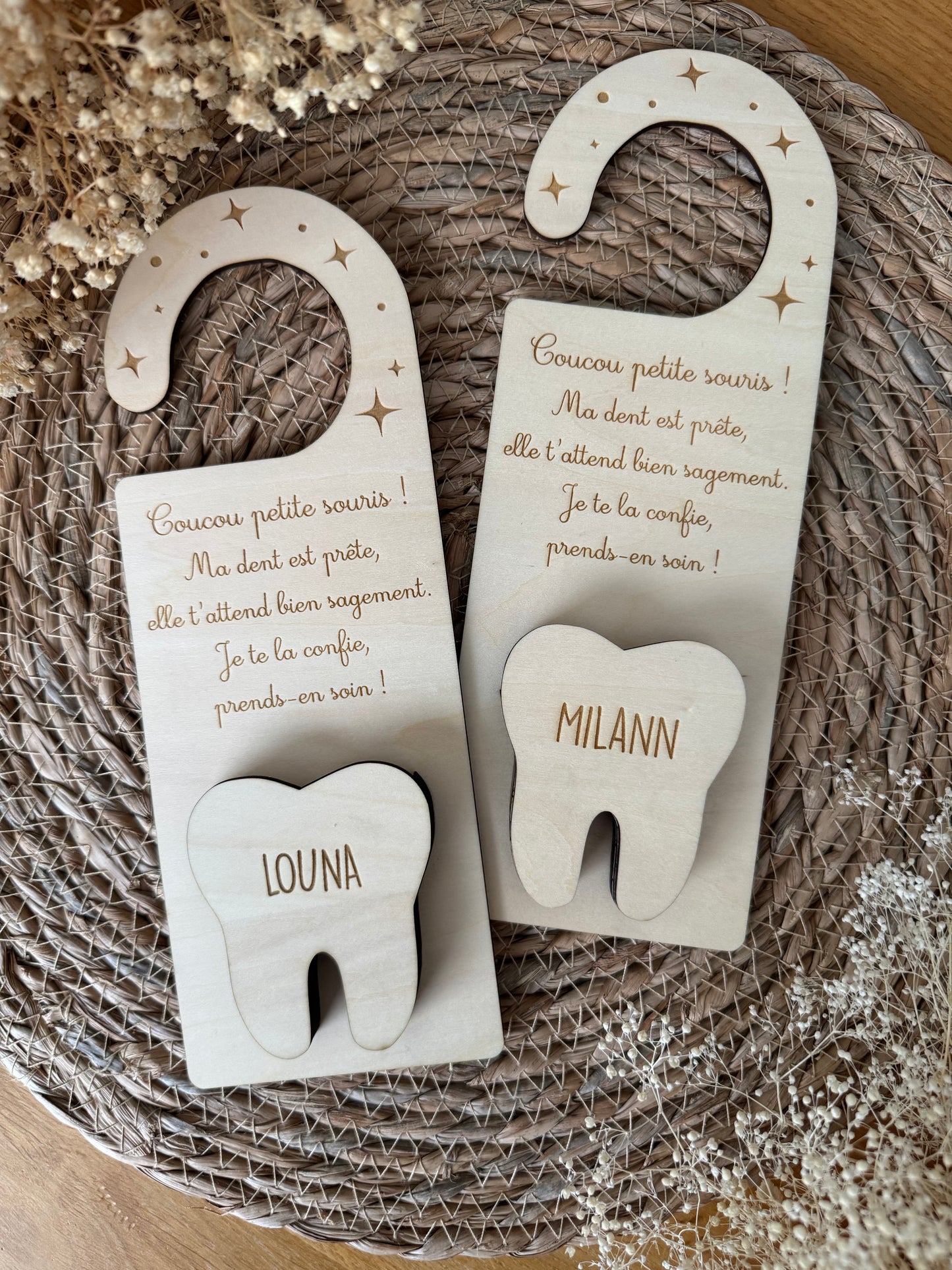 Pancarte de porte petit souris