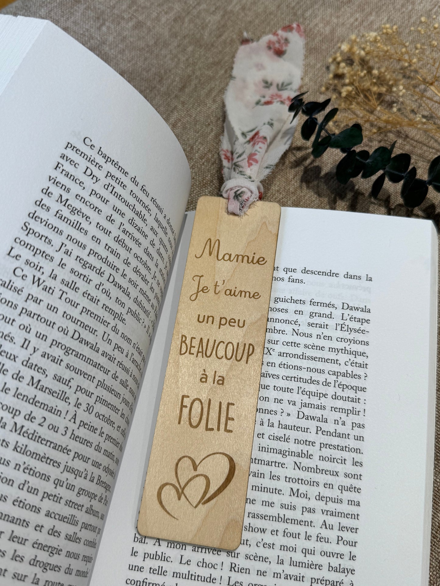 Marque page ruban