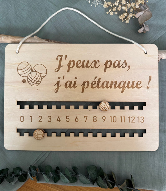 Compteur de point pétanque