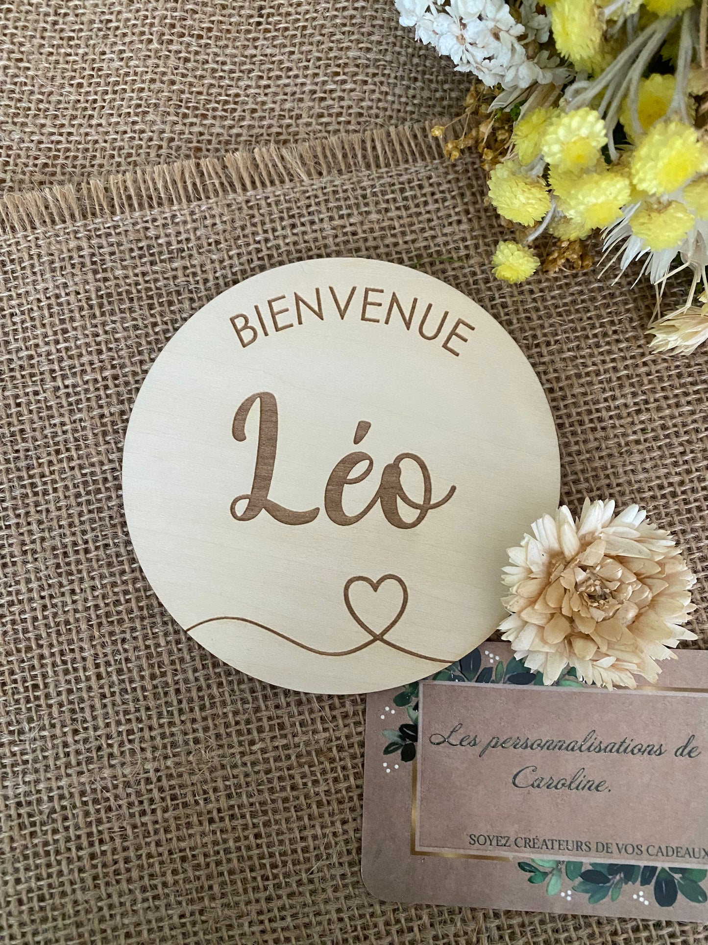 Cartes étapes douze mois + Bienvenue
