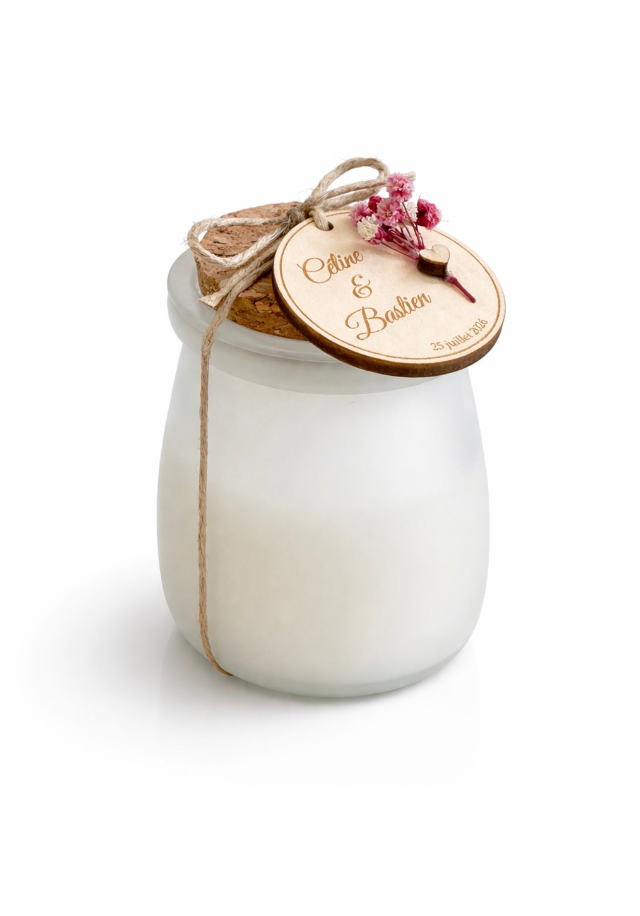 Bougie cadeau invités