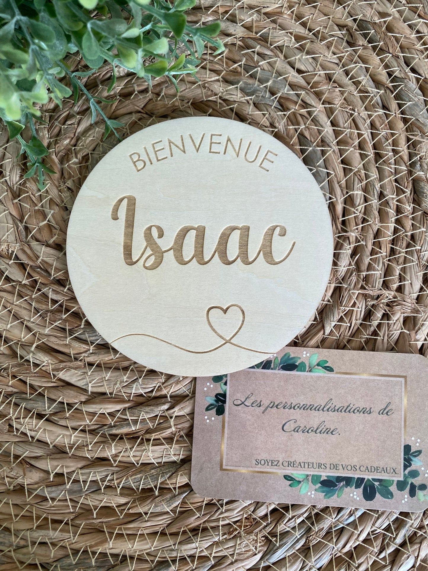 Carte de bienvenue