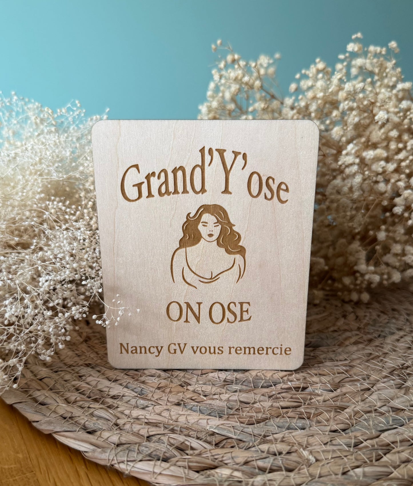 Tirelire en bois personnalisée pour pourboires